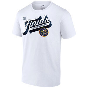 Men's Fanatics White Denver Nuggets 2023 Western Conference Champions T-Shirt L